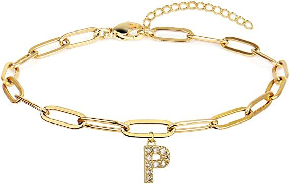 Women's Fashion Initial Letter Bracelet