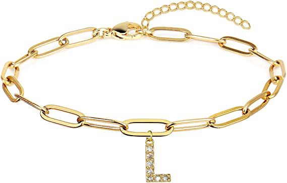Women's Fashion Initial Letter Bracelet