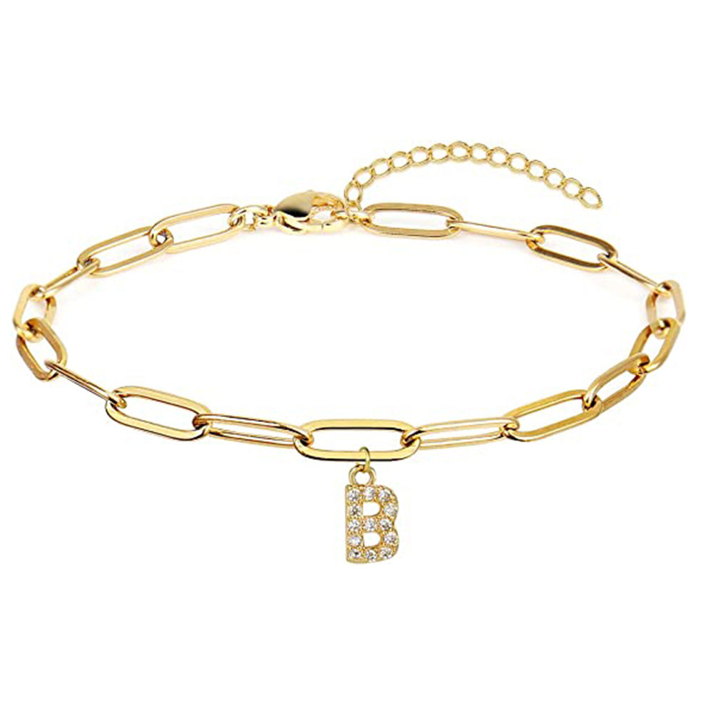 Women's Fashion Initial Letter Bracelet