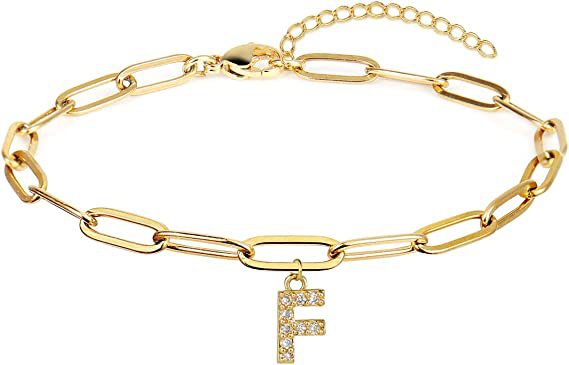 Women's Fashion Initial Letter Bracelet