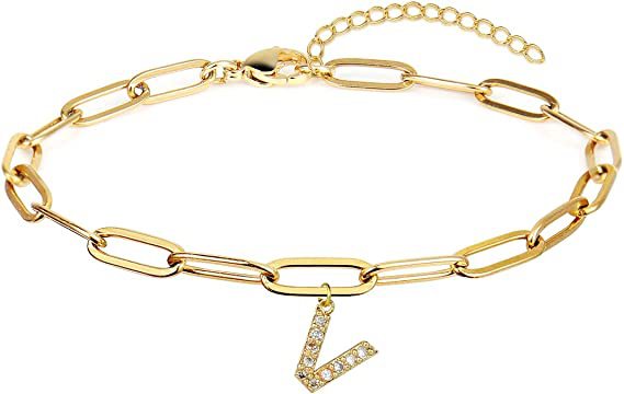 Women's Fashion Initial Letter Bracelet