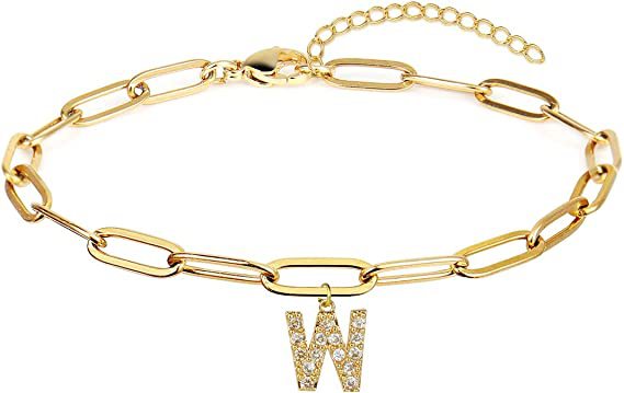 Women's Fashion Initial Letter Bracelet