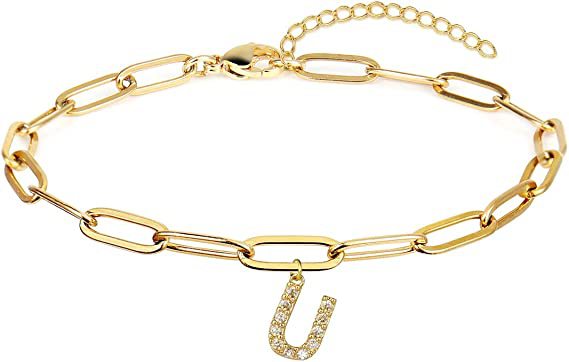 Women's Fashion Initial Letter Bracelet
